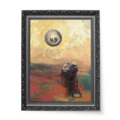 Odilon Redon Czarne słońce 50×70 wydruk na płótnie CANVAS