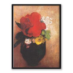 Odilon Redon Czerwony mak 30x40