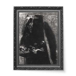 Odilon Redon Diabeł 50×70 wydruk na płótnie CANVAS