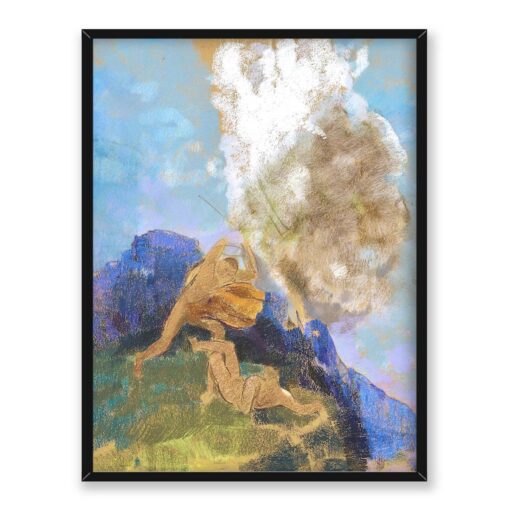 Odilon Redon Kain i Abel 30x40