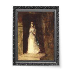 Odilon Redon Księżniczka w bieli 50×70 wydruk na płótnie CANVAS