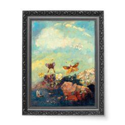 Odilon Redon Motyle 50×70 wydruk na płótnie CANVAS