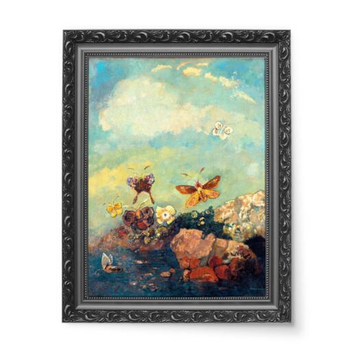 Odilon Redon Motyle 50x70 wydruk na płótnie CANVAS