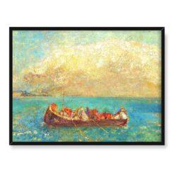 Odilon Redon Łódź martwych dusz 40×30