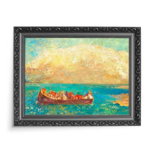 Odilon Redon Łódź martwych dusz 70x50 wydruk na płótnie CANVAS