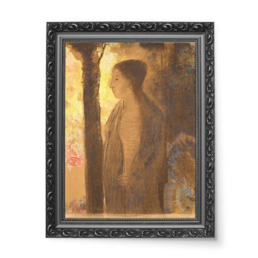 Odilon Redon Postać przy drzewie 50x70 wydruk na płótnie CANVAS