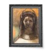 Odilon Redon Rogata postać 50×70 wydruk na płótnie CANVAS