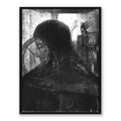 Odilon Redon Stary rycerz 30×40