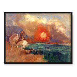 Odilon Redon Święty Jerzy i smok 40×30