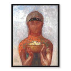 Odilon Redon Tajemniczy kubek 30×40