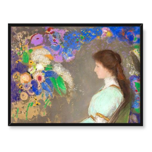 Odilon Redon Violette Heyman Portret 40x30 w RAMIE