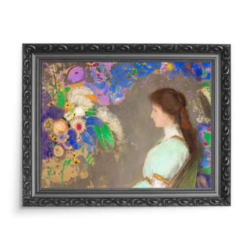 Odilon Redon Violette Heyman Portret 70x50 wydruk na płótnie CANVAS
