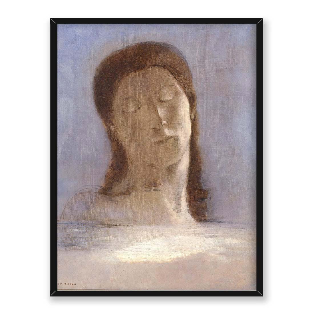 Odilon Redon Zamknięte oczy 2 30x40