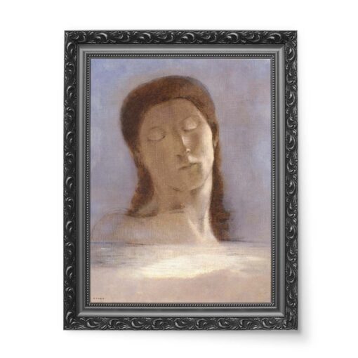 Odilon Redon Zamknięte oczy 2 50x70 wydruk na płótnie CANVAS