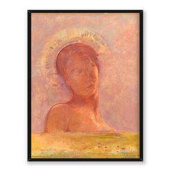Odilon Redon Zamknięte oczy 30×40
