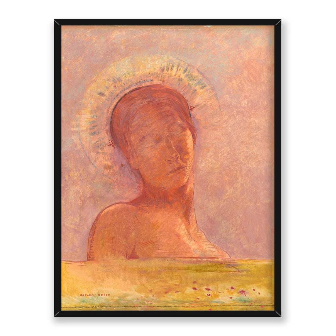 Odilon Redon Zamknięte oczy 30x40