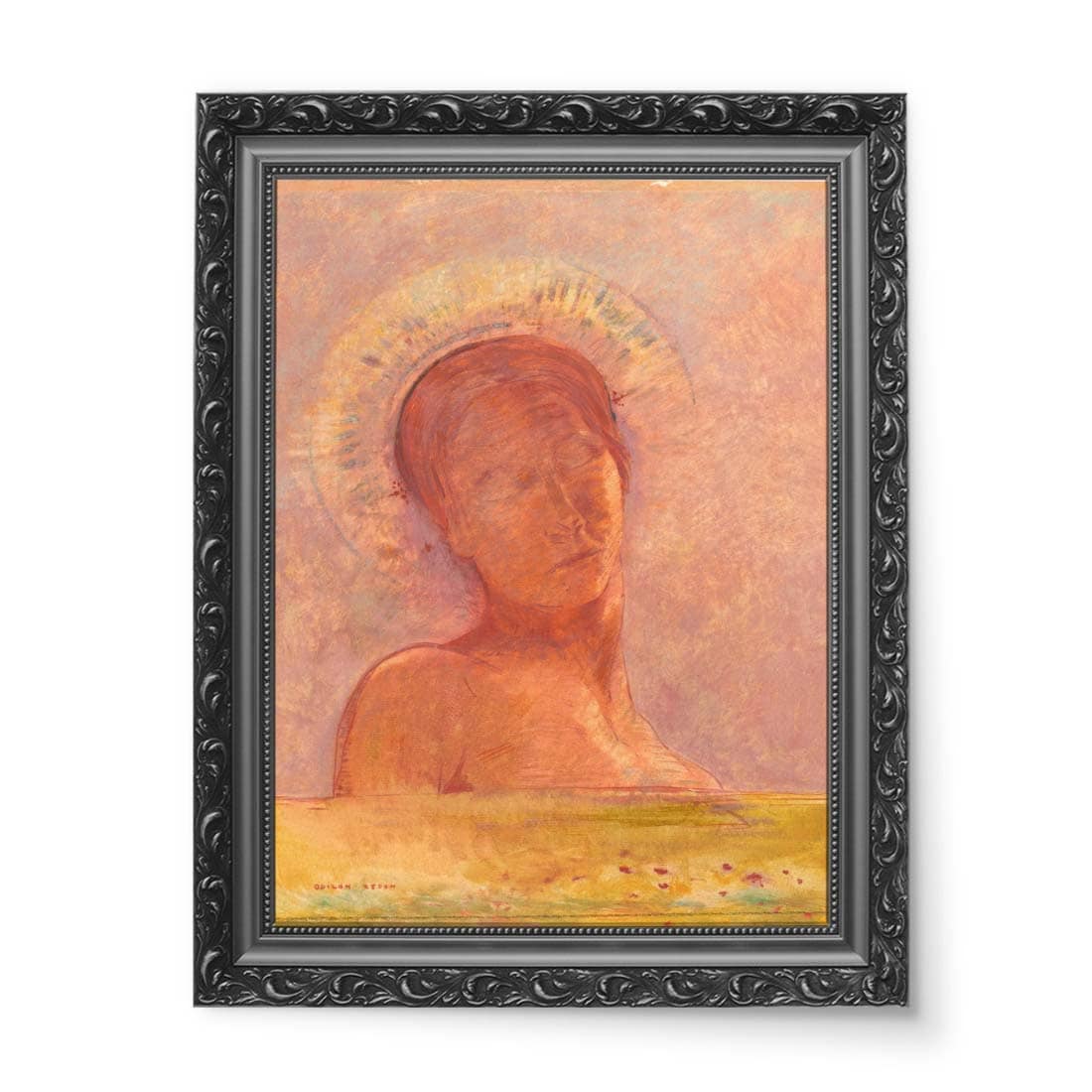 Odilon Redon Zamknięte oczy 50x70 wydruk na płótnie CANVAS