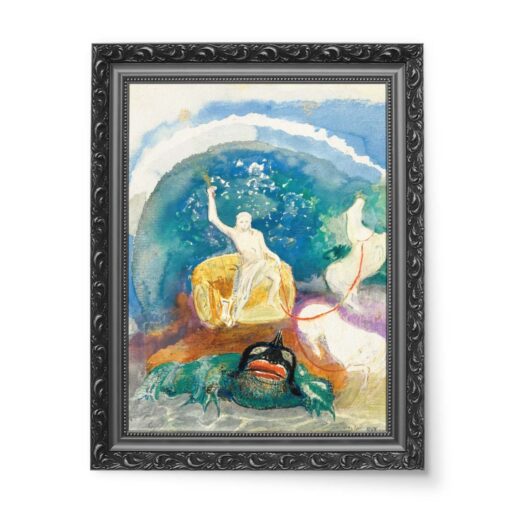 Odilon Redon Zielony potwór 50x70 wydruk na płótnie CANVAS