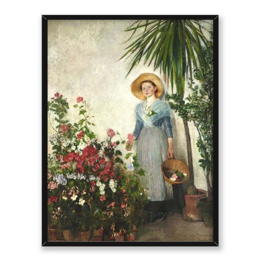 Olga Boznańska W oranżerii 30x40