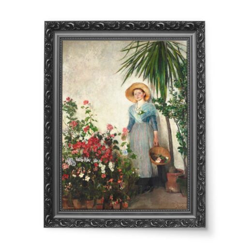 Olga Boznańska W oranżerii 50x70 wydruk na płótnie CANVAS