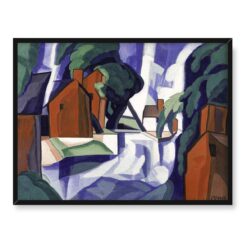 Oscar Bluemner Błękitny dzień 40x30