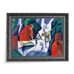 Oscar Bluemner Błękitny dzień 70x50 wydruk na płótnie CANVAS