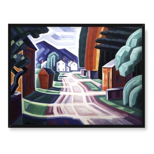 Oscar Bluemner Forma i światło 40x30 w RAMIE