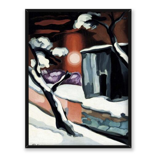 Oscar Bluemner Ostatni wieczór roku 30x40