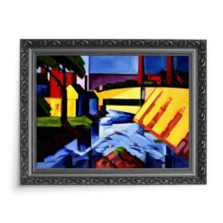 Oscar Bluemner Wieczorne odcienie 70x50 wydruk na płótnie CANVAS