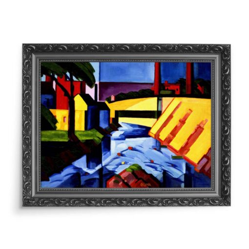 Oscar Bluemner Wieczorne odcienie 70x50 wydruk na płótnie CANVAS
