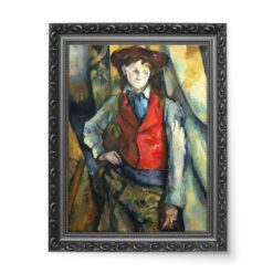 Paul Cezanne Chłopiec w czerwonej kamizelce 50×70 wydruk na płótnie CANVAS
