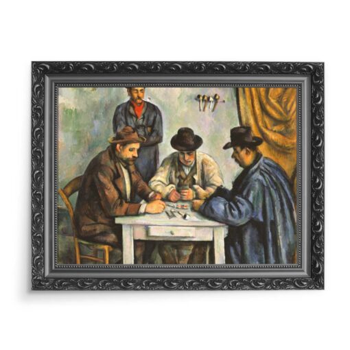 Paul Cezanne Gracze w karty 2 70x50 wydruk na płótnie CANVAS