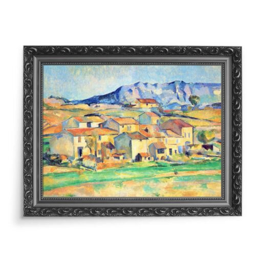 Paul Cezanne Widok na Gardanne 70x50 wydruk na płótnie CANVAS