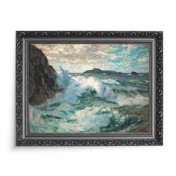Paul Dougherty Szare morze 70x50 wydruk na płótnie CANVAS