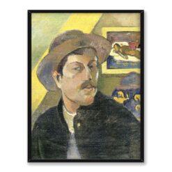 Paul Gauguin Autoportret w kapeluszu 30×40