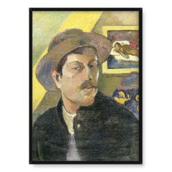 Paul Gauguin Autoportret w kapeluszu 50×70