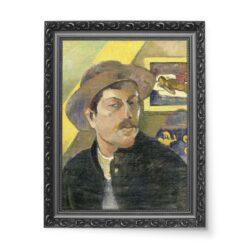 Paul Gauguin Autoportret w kapeluszu 50×70 wydruk na płótnie CANVAS