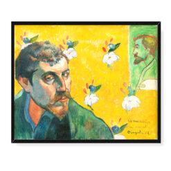 Paul Gauguin Autoportret z portretem Bernarda 50×40