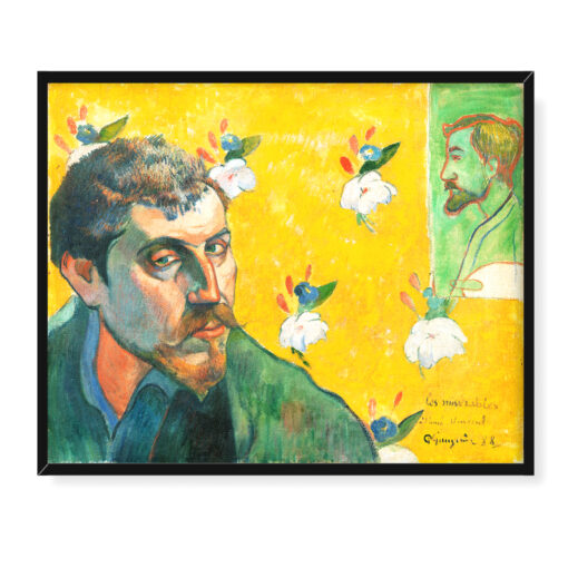 Paul Gauguin Autoportret z portretem Bernarda 50x40