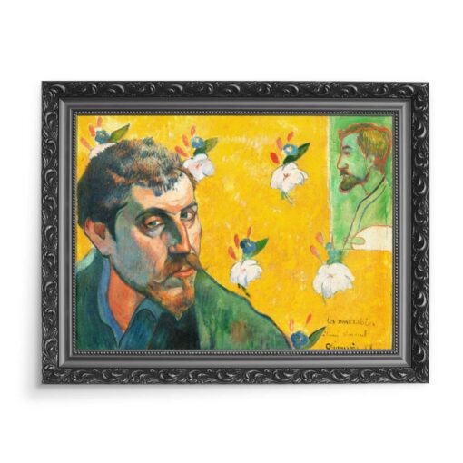 Paul Gauguin Autoportret z portretem Bernarda Les Miserables 70x50 wydruk na płótnie CANVAS