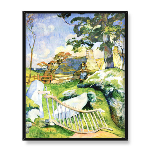 Paul Gauguin Brama 40x50 w RAMIE