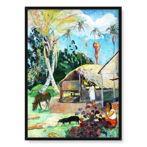 Paul Gauguin Czarne świnie 50x70