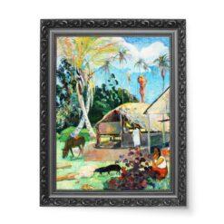 Paul Gauguin Czarne świnie 50×70 wydruk na płótnie CANVAS