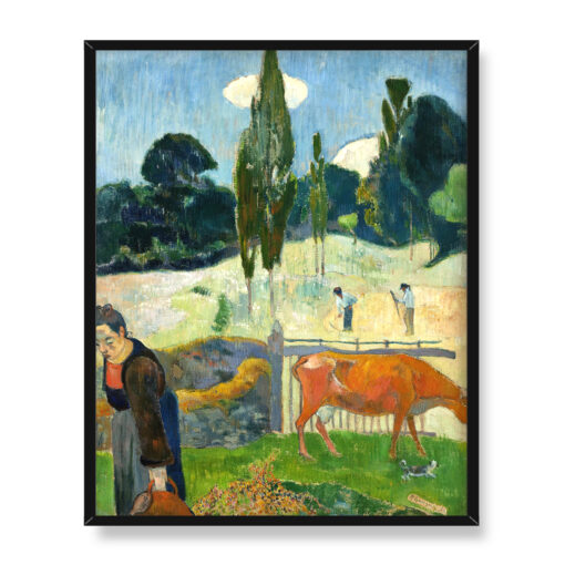 Paul Gauguin Czerwona krowa 40x50