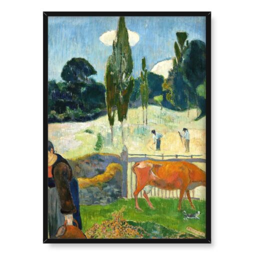 Paul Gauguin Czerwona krowa 50x70