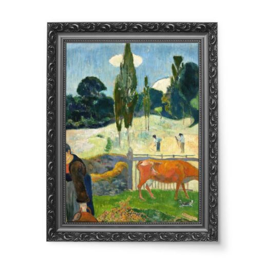 Paul Gauguin Czerwona krowa 50x70 wydruk na płótnie CANVAS