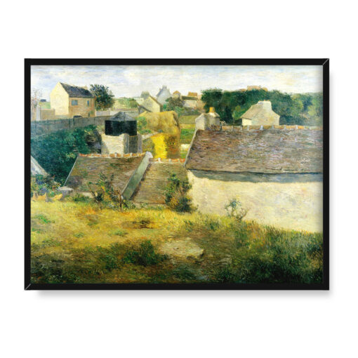 Paul Gauguin Domy w Vaugirard 40x30