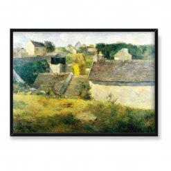 Paul Gauguin Domy w Vaugirard 70×50