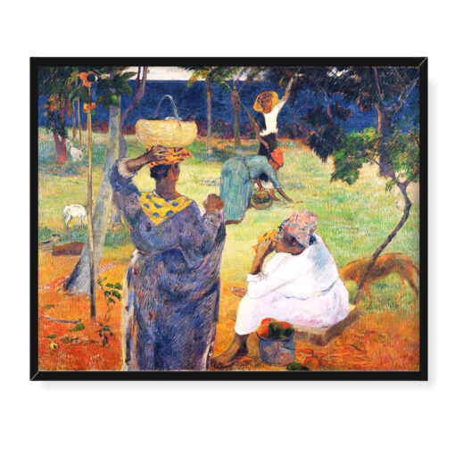 Paul Gauguin Drzewa mango Martynika 50x40 w RAMIE