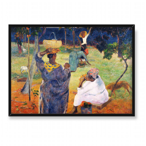 Paul Gauguin Drzewa mango Martynika 70x50
